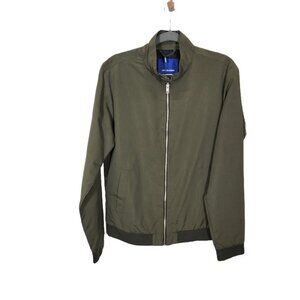 NWT Jack & Jones High Neck Bomber Jacket in Green Size Medium